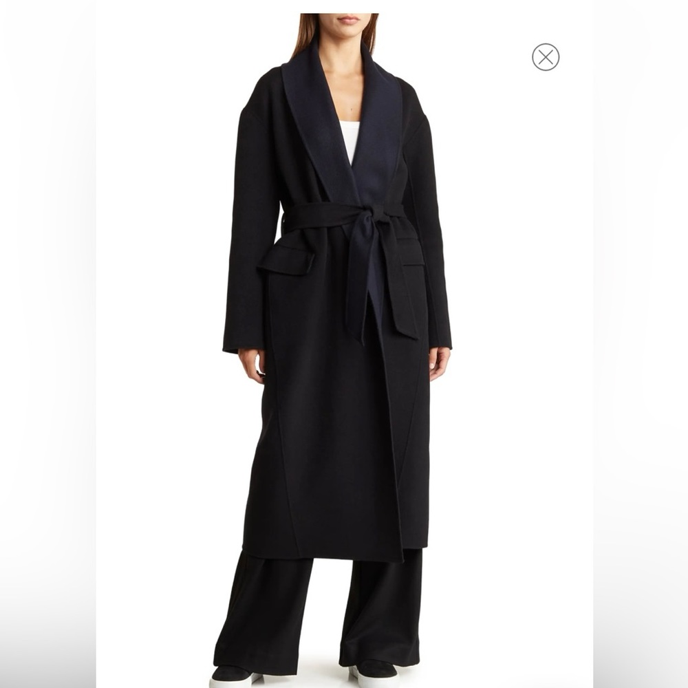 Rag & Bone Anika Splittable Wool jacket w/pockets. Black & navy.